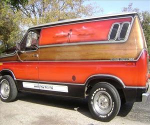 1977 Ford Custom good time van side profile