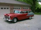 1955 Chevrolet Bel Air Beauville Station Wagon left front