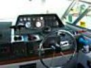 Gauges ang wheel of Regal Commodore boat