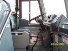 Driver seat in MCI motor coach