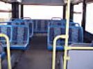 Interior of 2000 Thomas shuttle bus