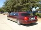 Rear view of Lincoln Town Car limousine