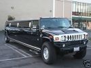 long view of Hummer H2 limo