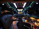 interior of H2 Hummer limo