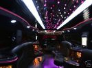 lights in Hummer H2 stretch limousine