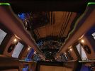 mirrored ceiling in limo