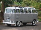 Image of a 1962 Volkswagen camper bus